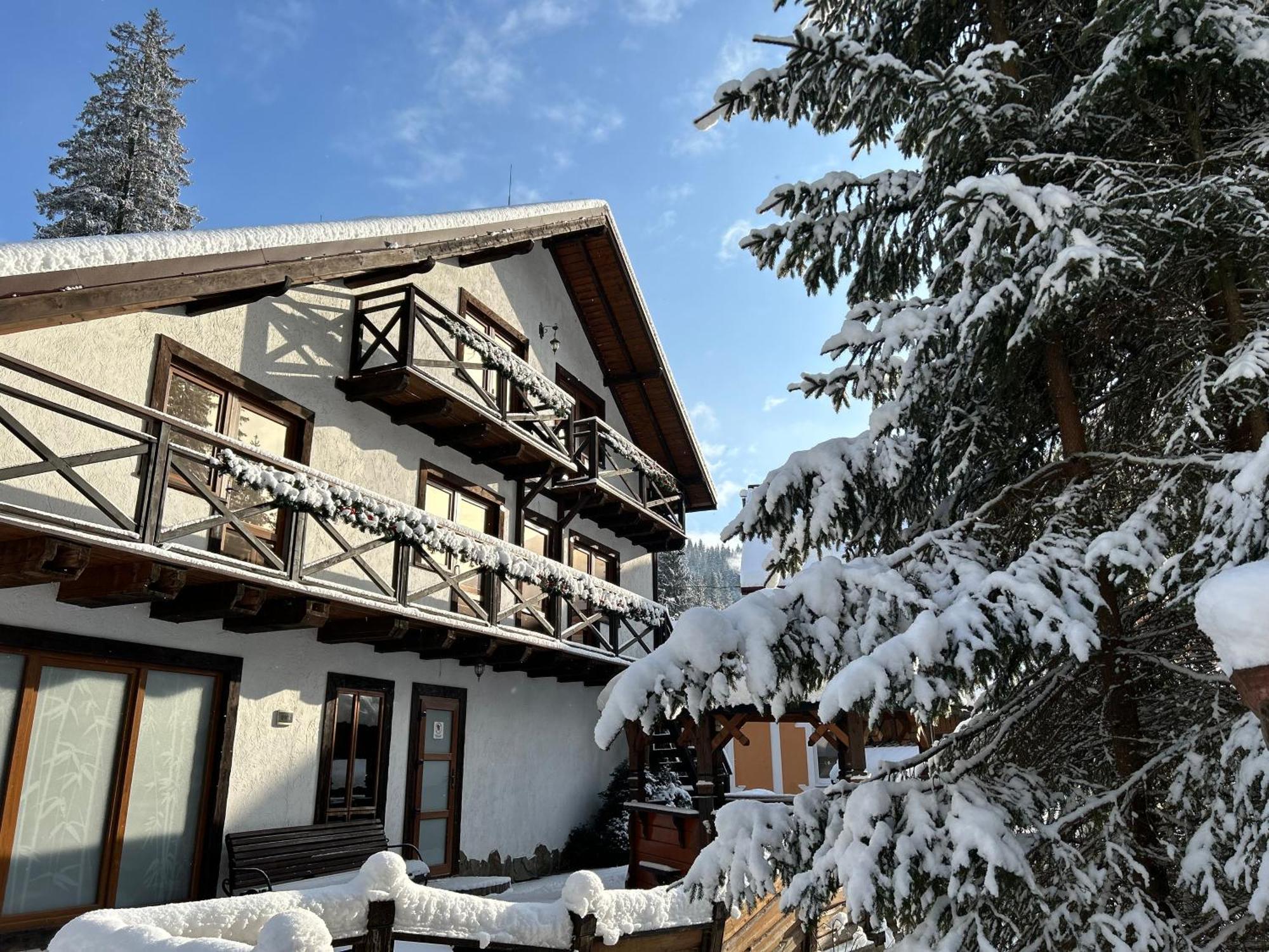 Hotel Любе à Yablunytsya Extérieur photo
